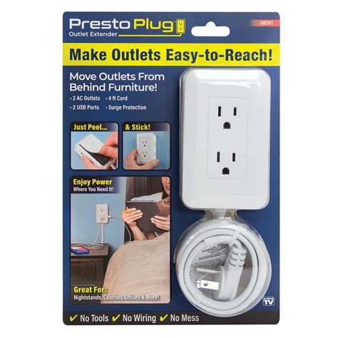 wall outlet extender for appliances